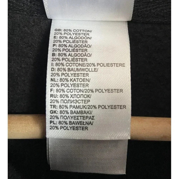 The North Face Full Zip Sweatshirt Jacket Fleece Shacket Black Medium M - Picture 4 of 6